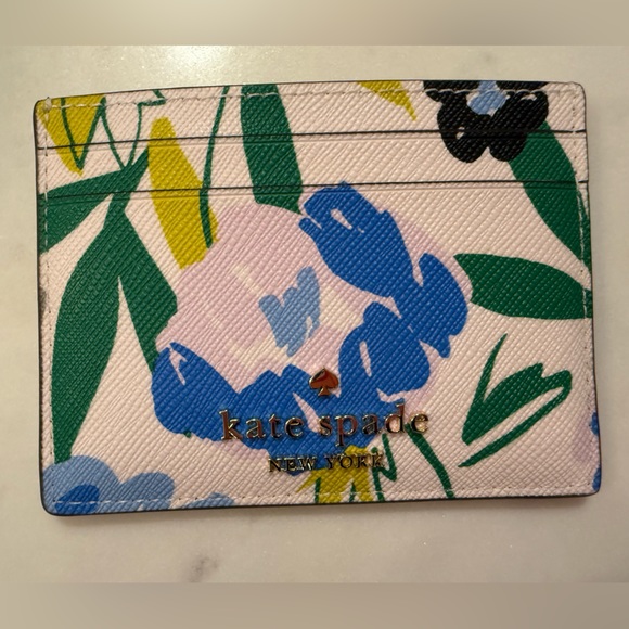Kate Spade Boxed Madison Floral Small Slim Card Holder (NIB) - Picture 2 of 7